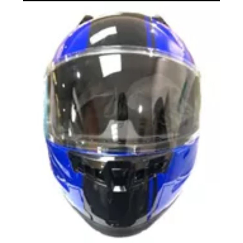 Yamaha blue motorcycle sales helmet