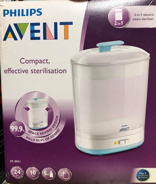 Philips avent hot sale compact effective sterilisation