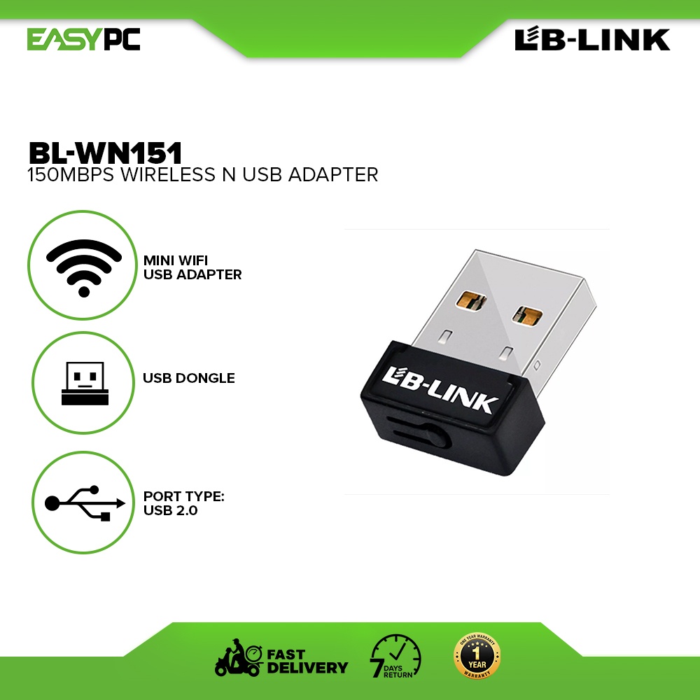 WAVLINK USB WiFi 6 Adapter, AX1800 USB 3.0 WiFi Dongle for PC