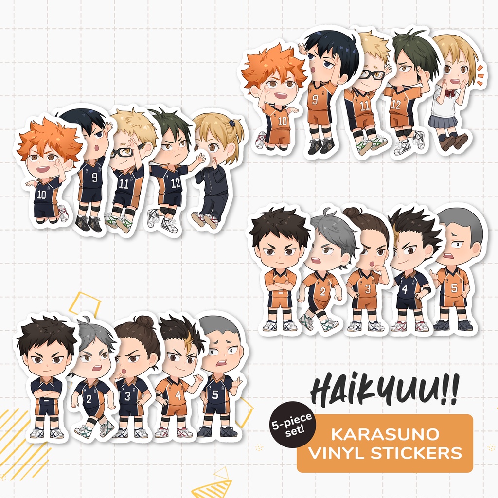 Haikyuu!!- Karasuno Sticker by animekitten , #spon, #Karasuno, #Haikyuu,  #animekitten, #Sticker #Ad