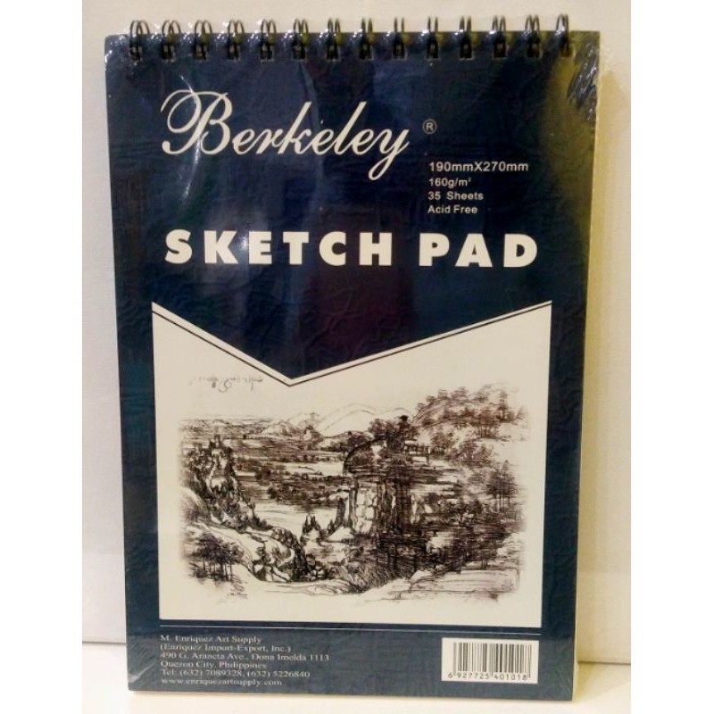 Berkeley Sketchpad Black Paper A4/25pages – Project Workshop PH