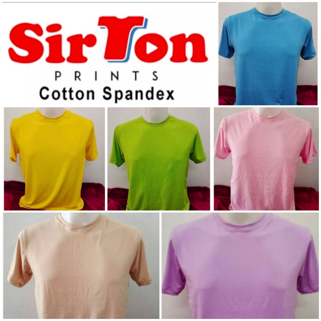 cotton spandex t shirts wholesale