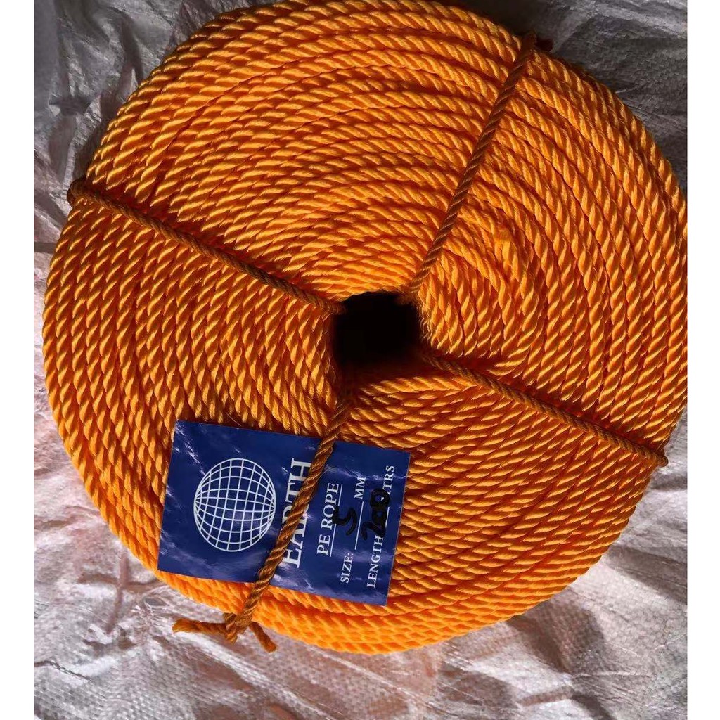 Rope nylon no.10 5mm 200meters lubid tali use for tie Chicken and