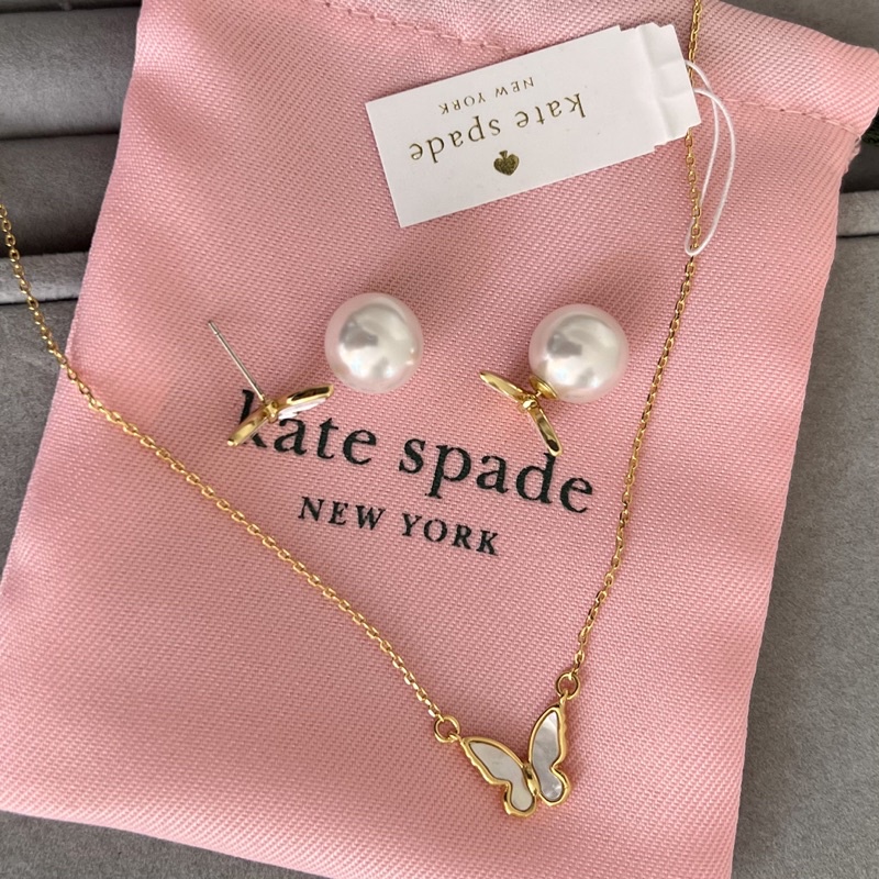 Kate spade earring and sale necklace set