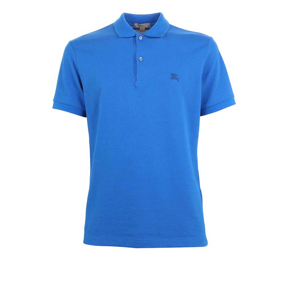 Burberry blue outlet polo