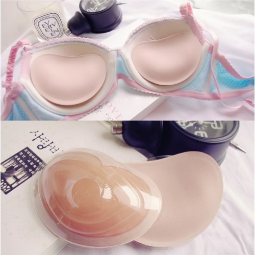 2pcs Push Up Pads Push Up Cushion Chest Breathable Pad Swimsuit Silicone Bra  Pad Nipple Cover