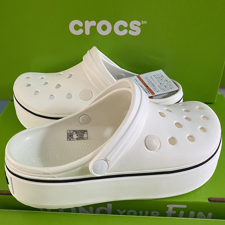 Thick bottom cheap crocs