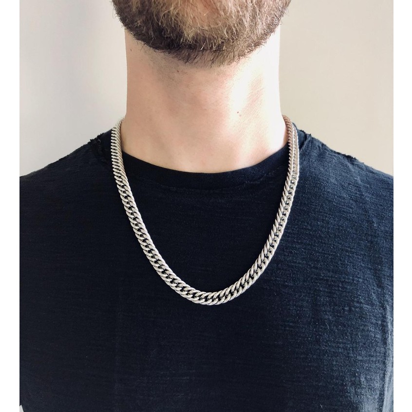 Mens silver on sale necklace 925