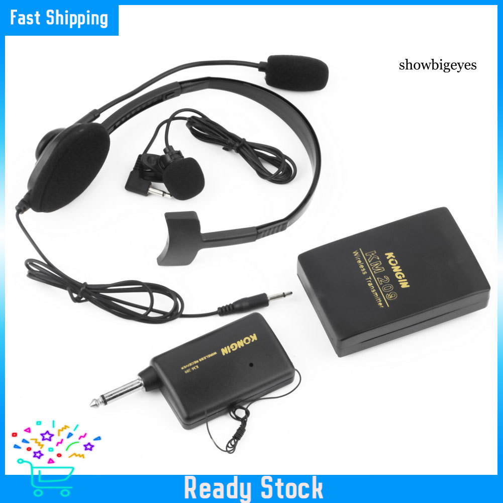 SH Y Portable Stage Wireless Headset Microphone System Mic