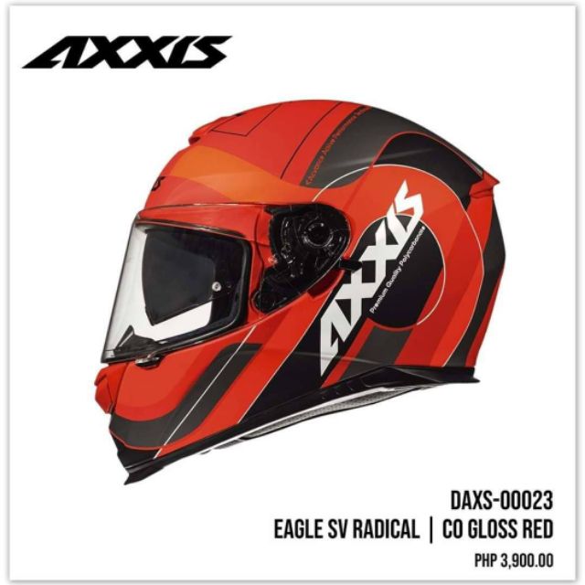 Axxis double 2024 visor helmet