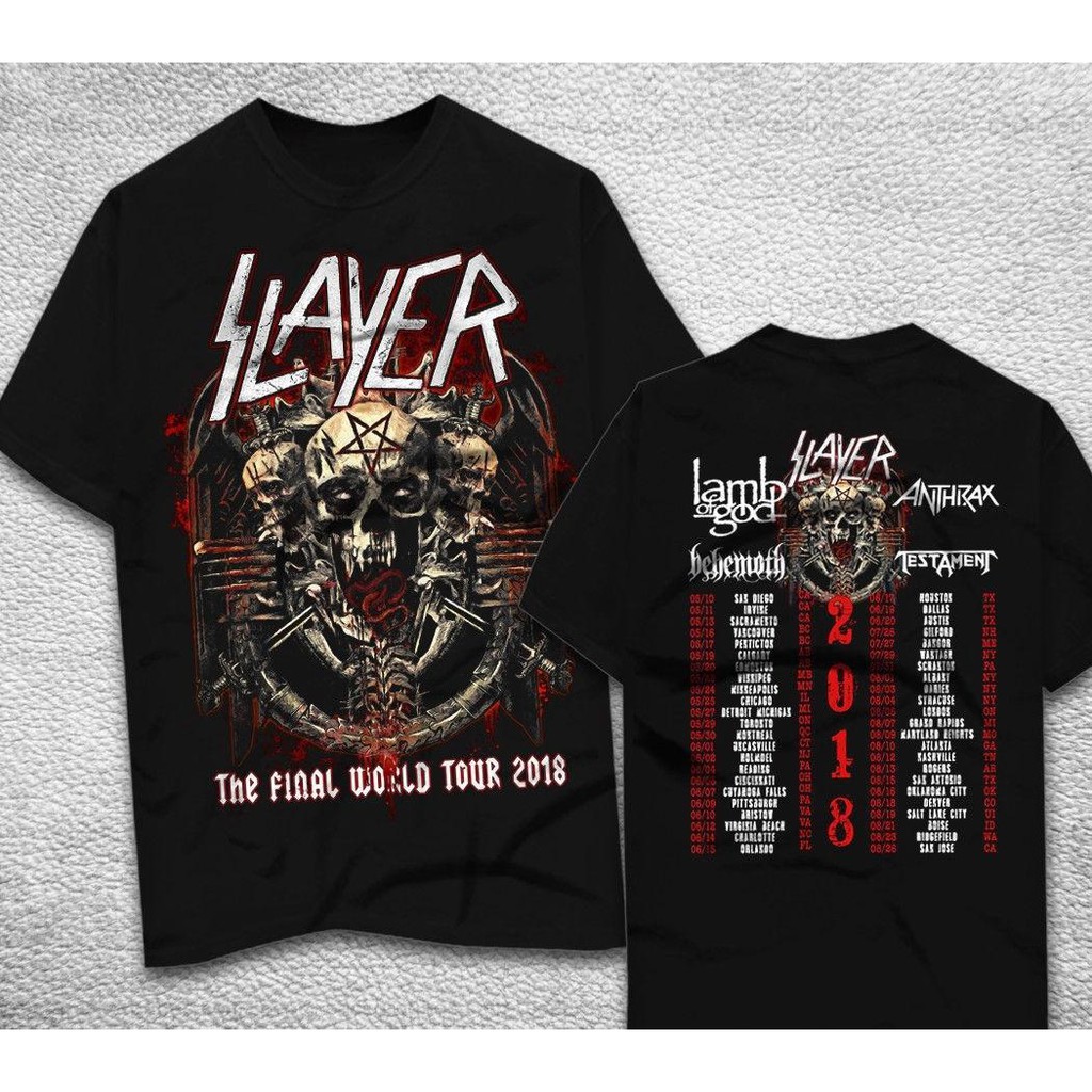 Slayer final store tour shirt