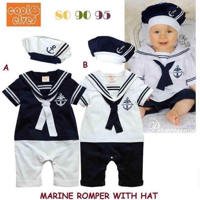 Baby boy hot sale marine outfit