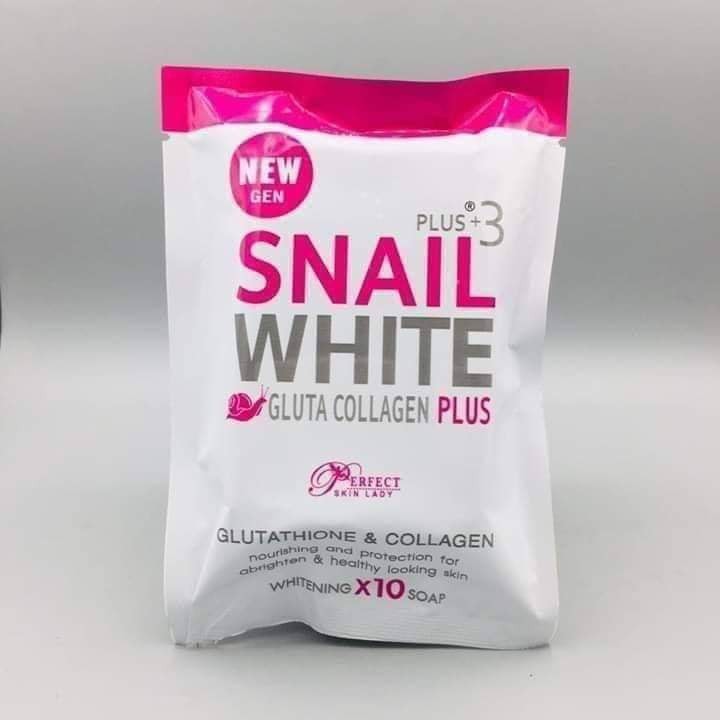 Snail deals white soap