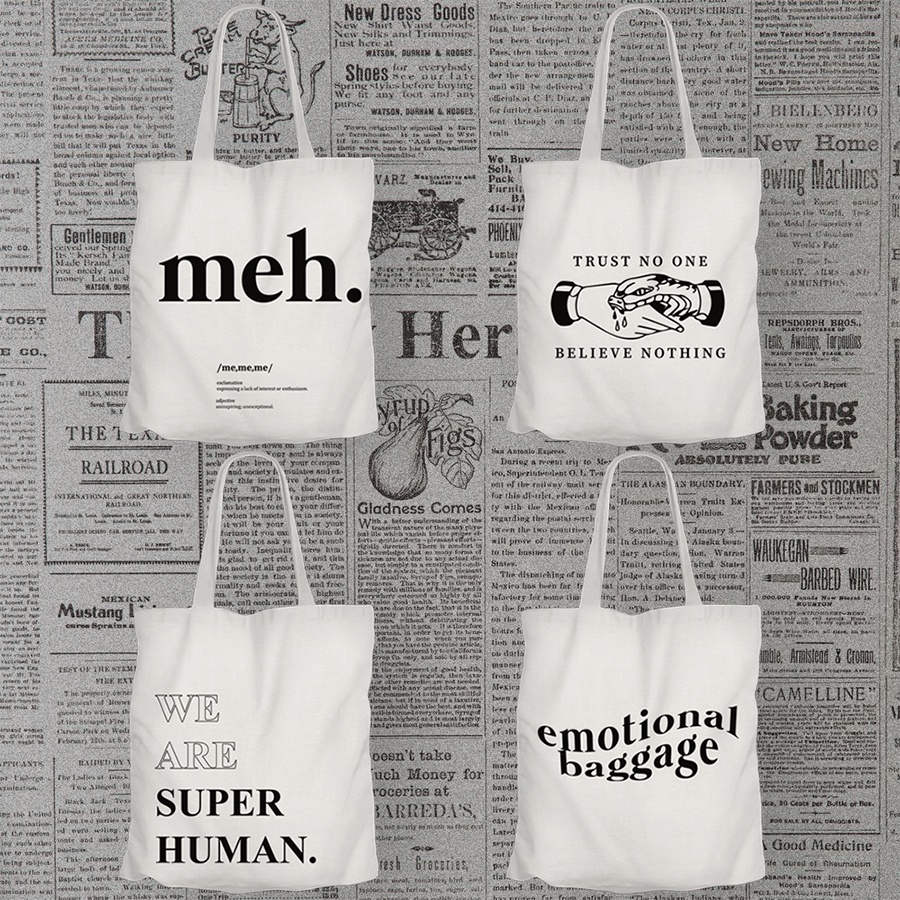 Statement store tote bags