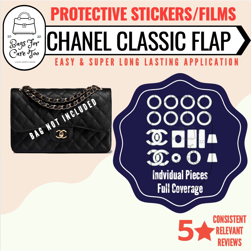 chanel purse hardware protector sticker