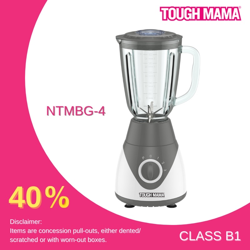 1.5L Glass Blender - Tough Mama Appliances