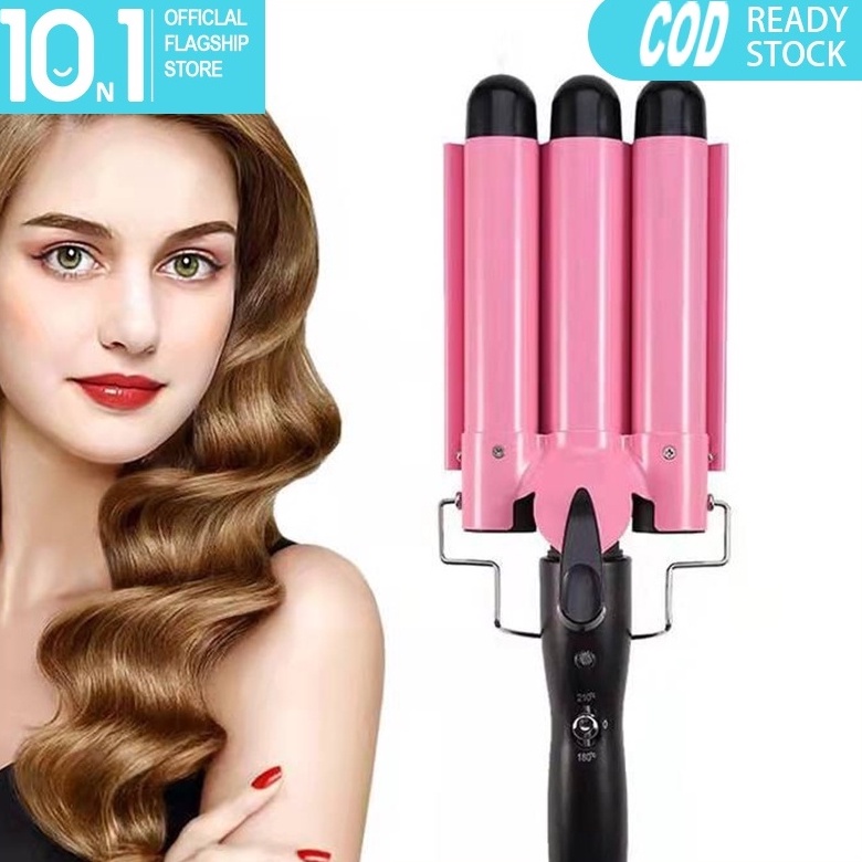 One On One Hair Curler for Iron Curlers Three 3 Barrel Curling