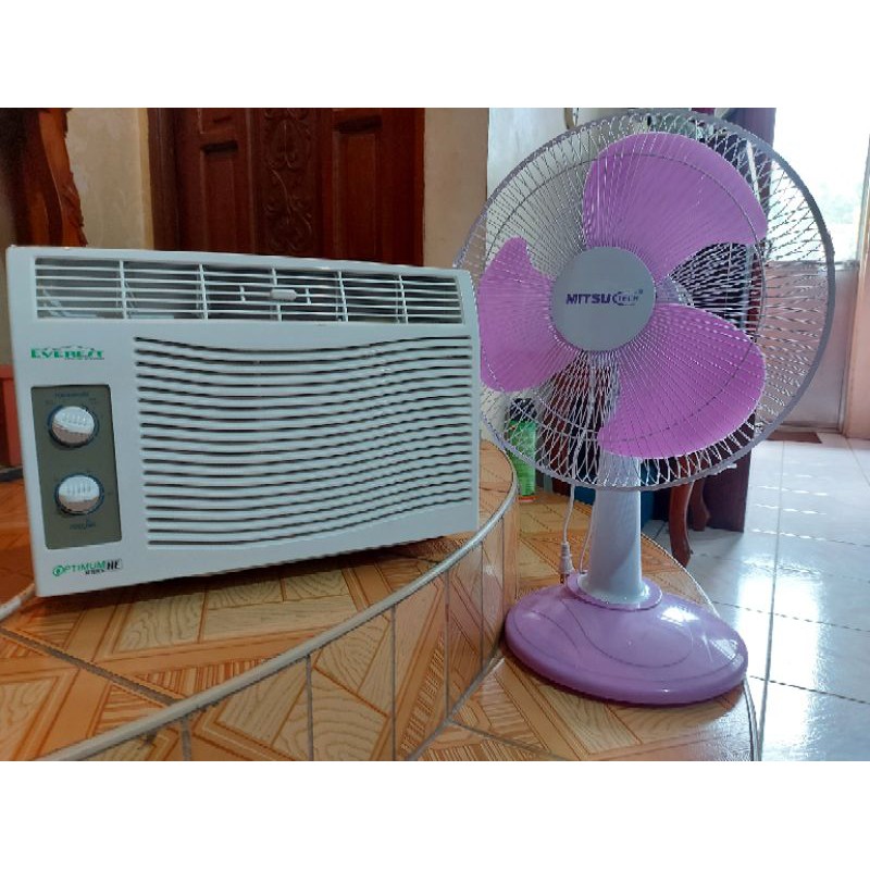 Aircon and best sale electric fan