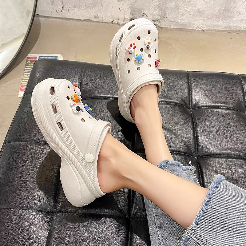 Thick bottom best sale crocs