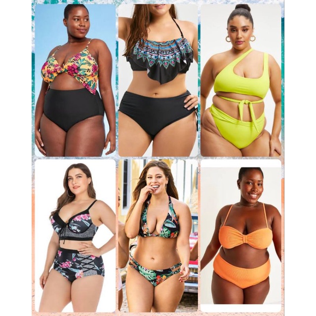 Shopee plus hot sale size swimwear