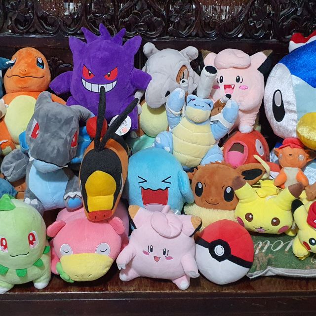 Pokemon Plush Toys Assorted Pokemon Characters Set A Shopee