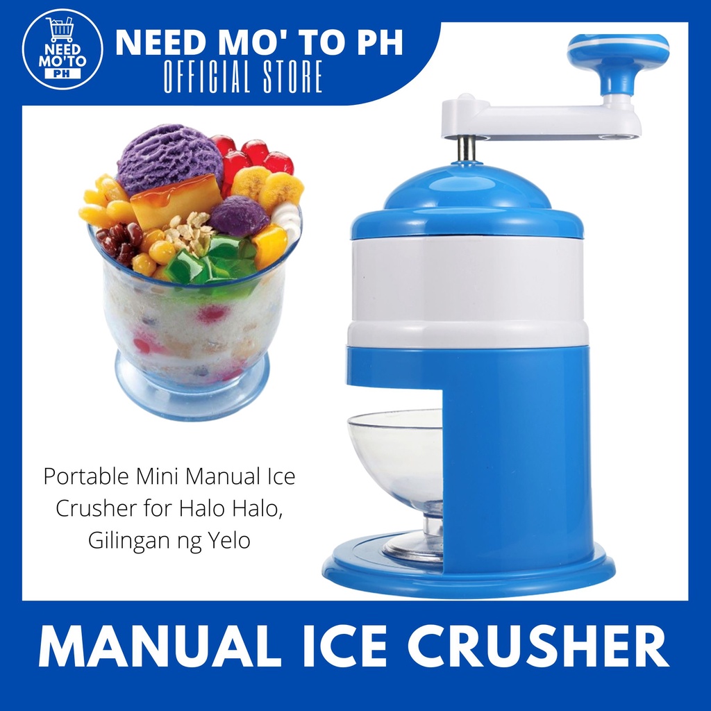 COD FREE SHIPPING Portable Mini Manual Ice Crusher for Halo Halo