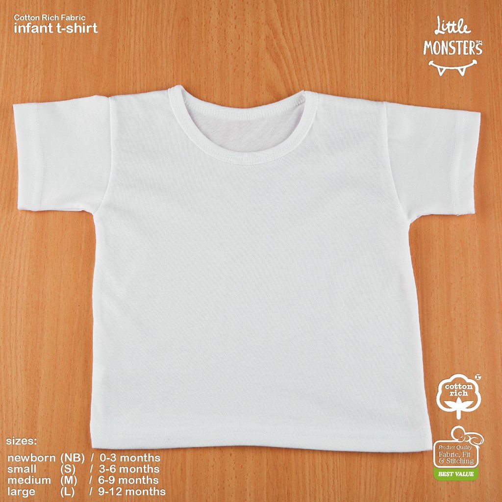 T Shirt Cotton Rich Export Quality Baby Clothes Infant Wear