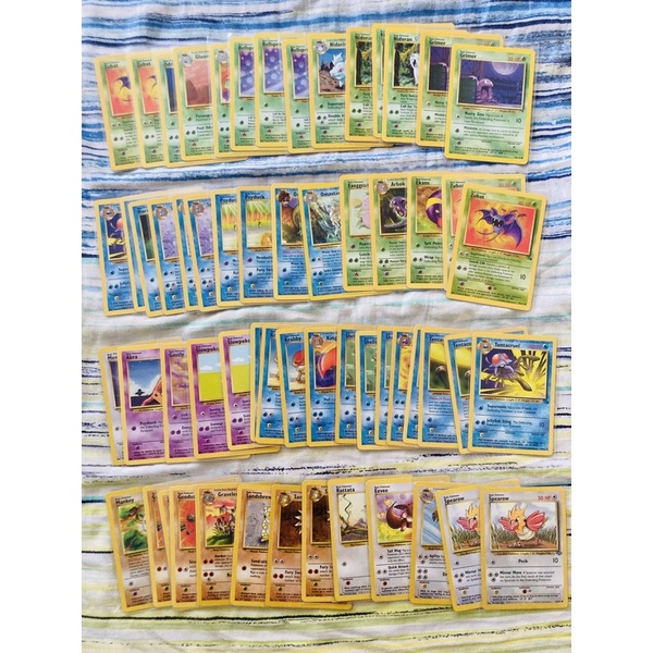 Cartas Pokemon - Baseset, Fossil, Jungle, Etc - Escorrega o Preço