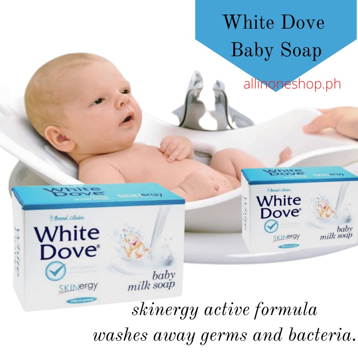 White Dove Baby Milk Soap Germ Free Bath Time fun antibacterial