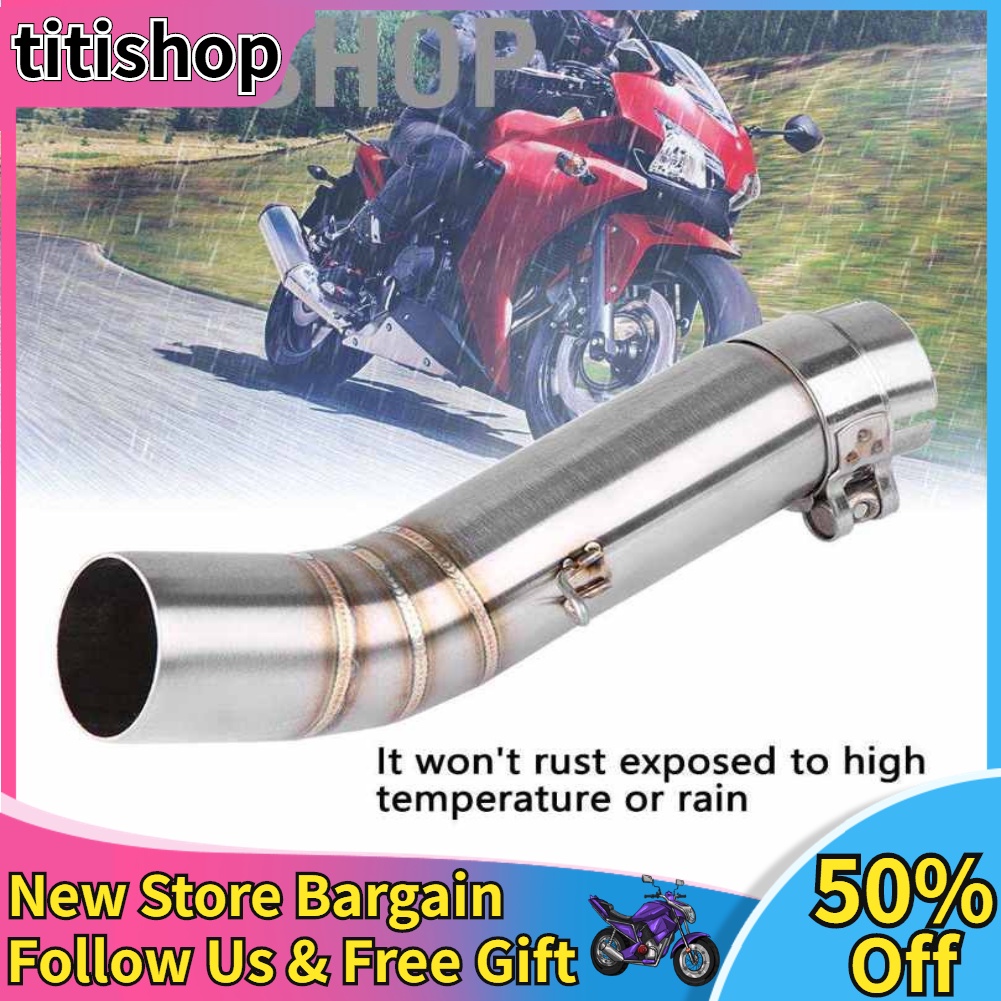 Seller Recommend] Motorcycle Slip on Exhaust Mid Link Pipe For