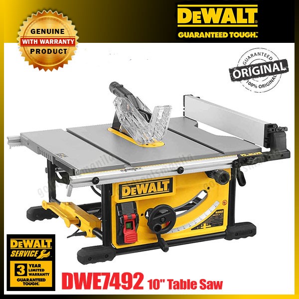 Dewalt table saw 7492 hot sale