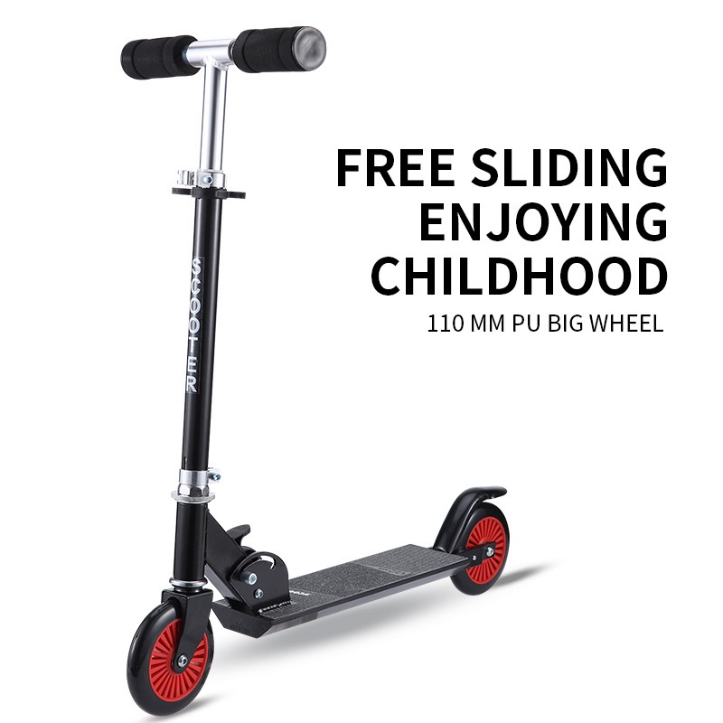 2 wheel deals scooter with handle