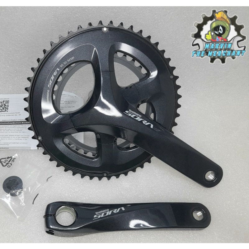 SHIMANO SORA FC-R3000 2x 50 34T CRANK FRONT CHAINWHEEL FOR ROAD