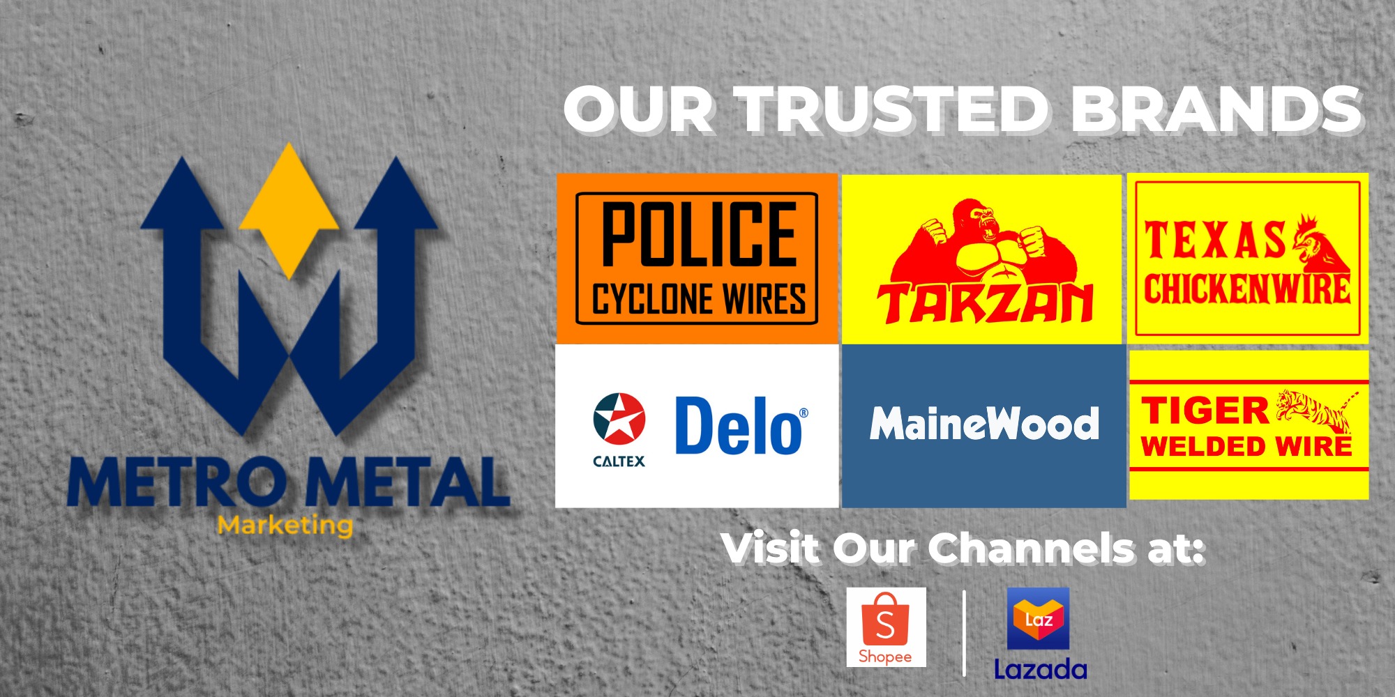 Metro Metal Marketing, Online Shop Shopee Philippines