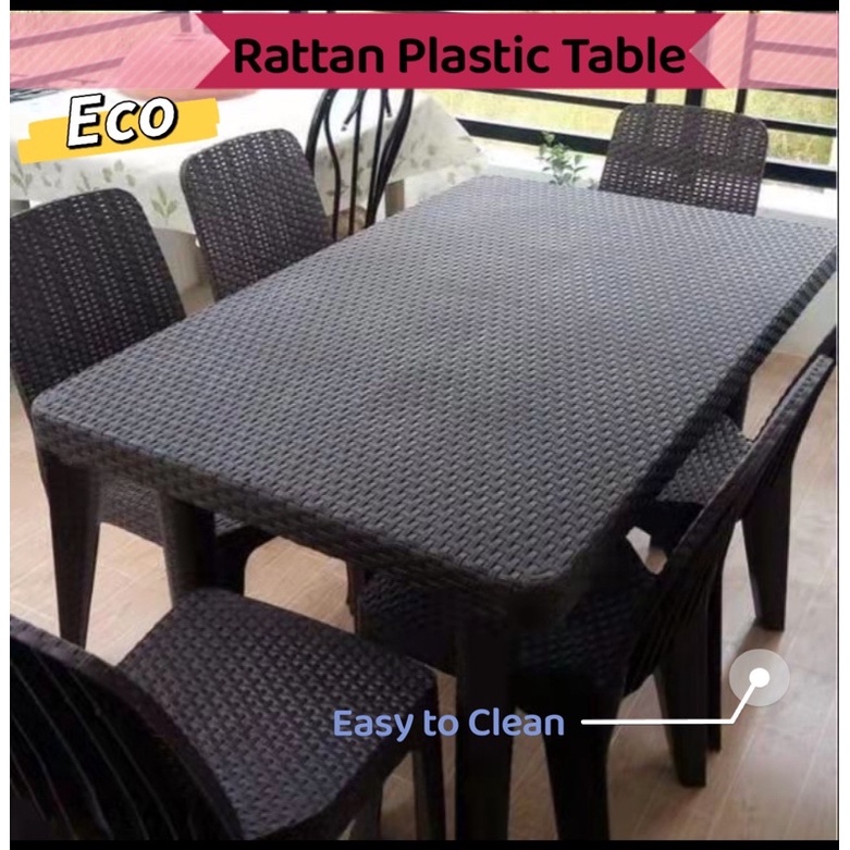 XTREME Rattan plastic table Table only 24 38 30 48 dining table Removable table Shopee Philippines