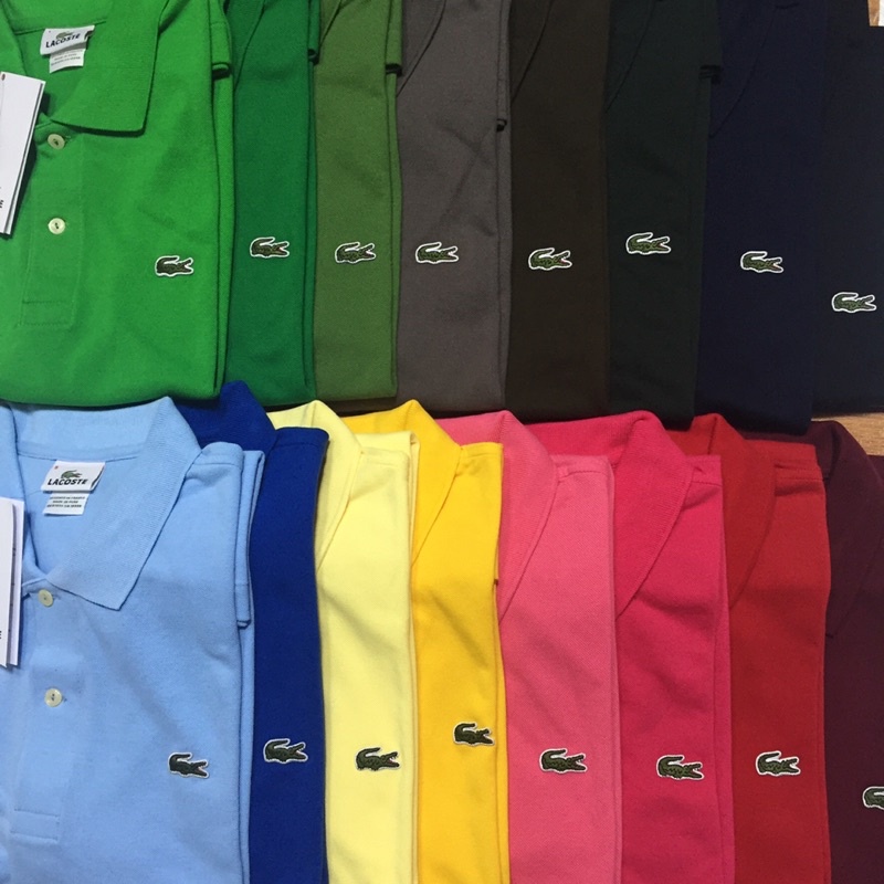 Lacoste polo shirt clearance colors