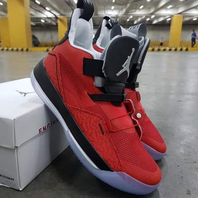 Jordan 33 best sale red and black