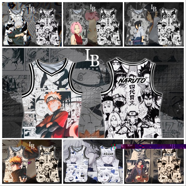 Naruto 1 Basketball Custom Jersey – ID Customs SportsWear