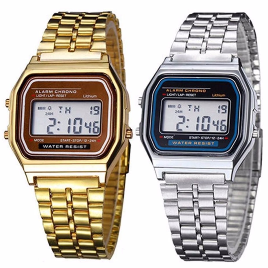 Silver and discount gold casio watch