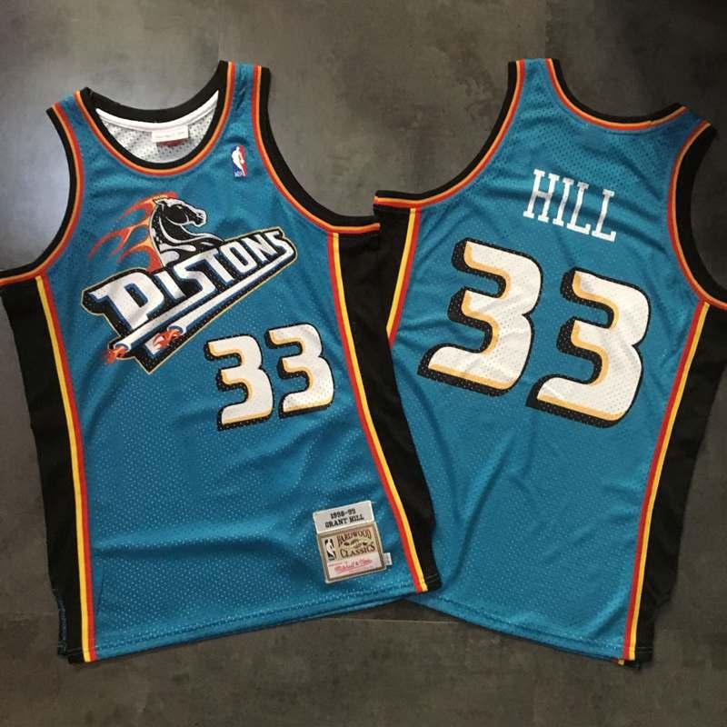 Detroit Pistons Grant Hill 33# Mitchell & Ness 1998-99 Hardwood