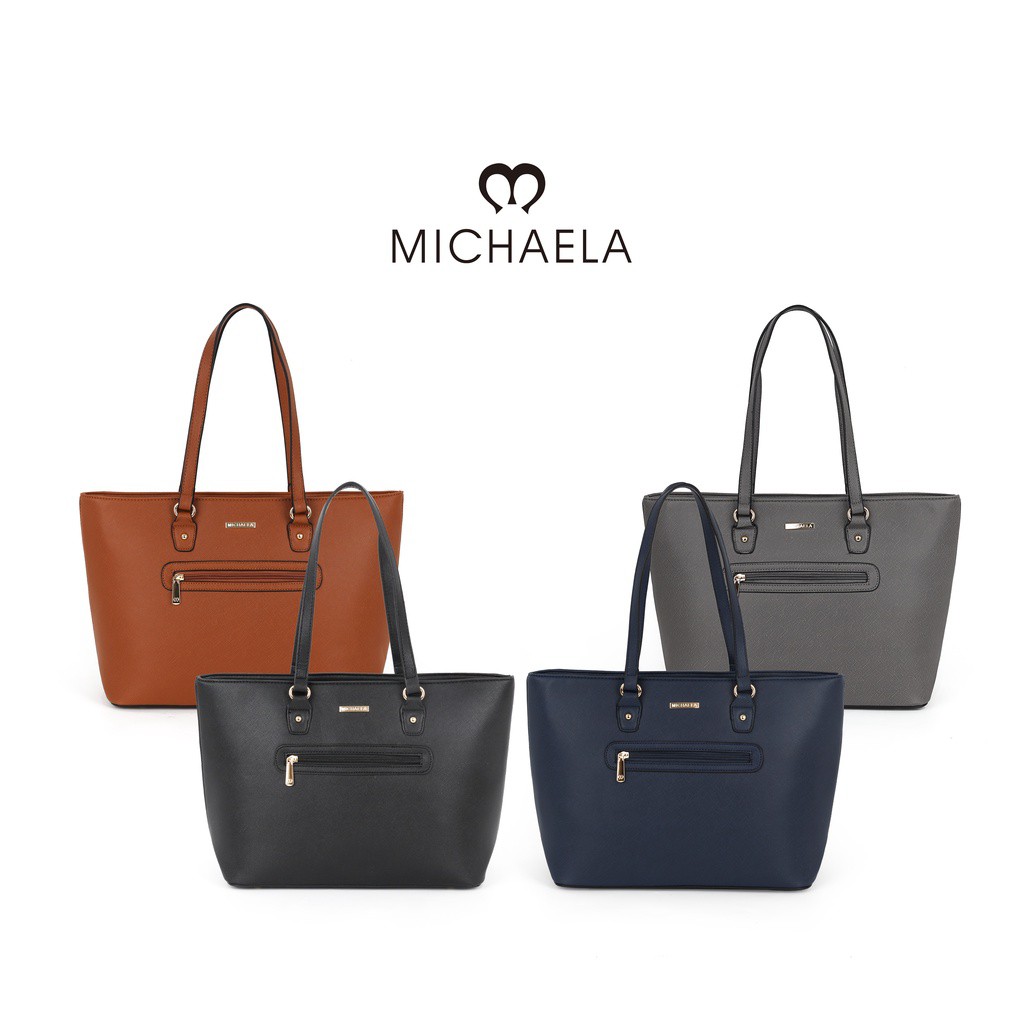 Michaela top tote bag