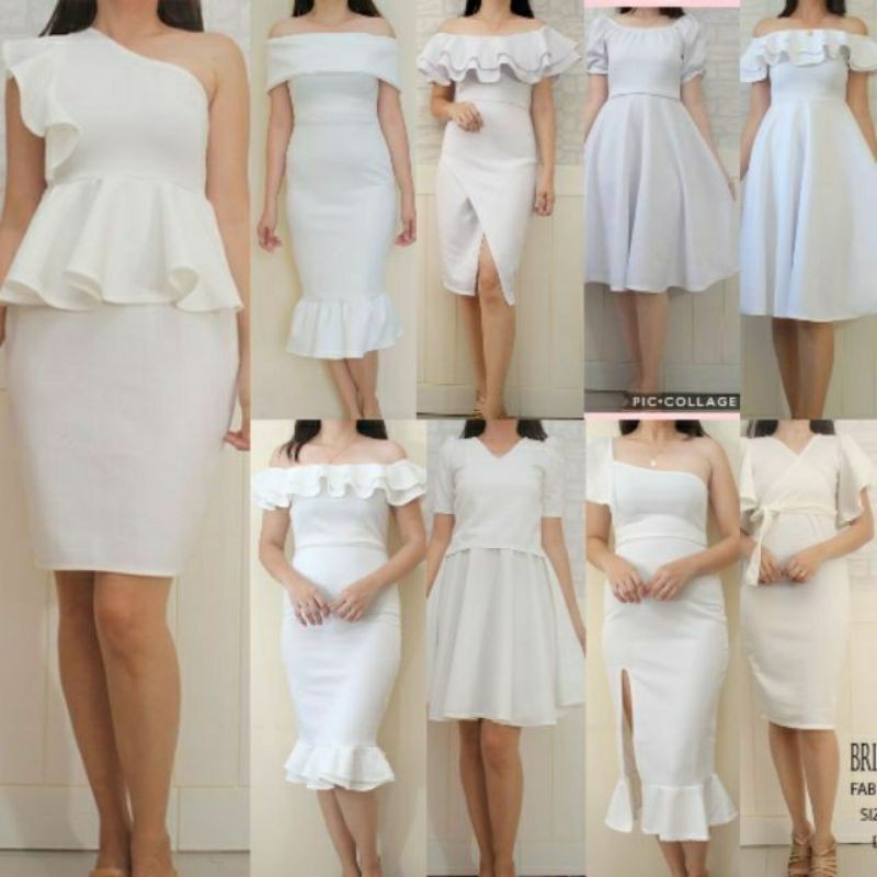 White dress for civil wedding cheap philippines