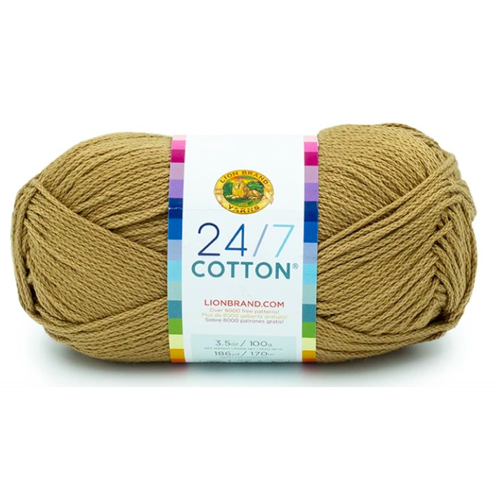 24/7 Cotton® Yarn Lion Brand Mercerized 100% Natural Fiber 3