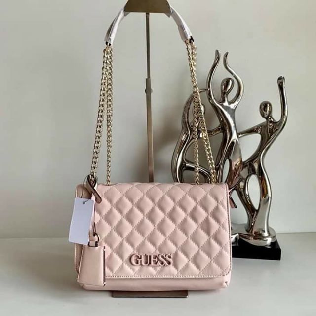 ORIGINAL PASTEL PINK GUESS SLING BAG Shopee Philippines