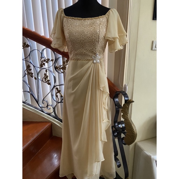 Gown for ninang clearance wedding