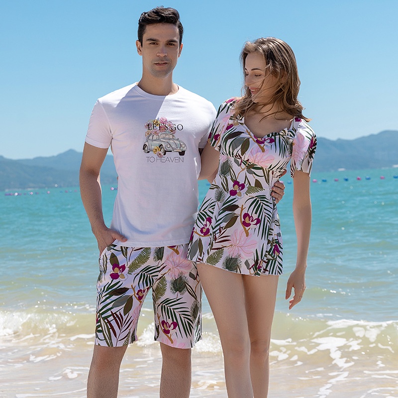 Couple matching outlet beach outfits