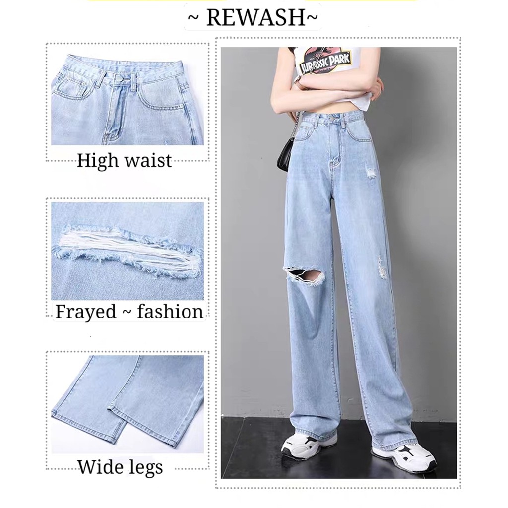 Shopee high sale waist jeans