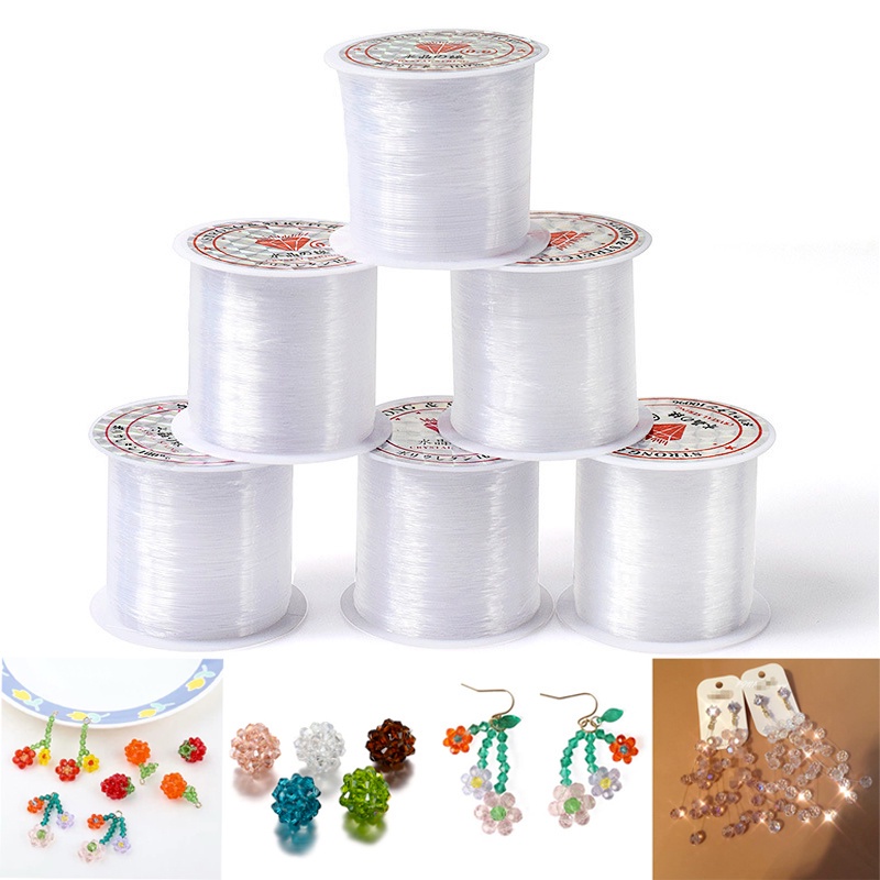 Size 0.2mm/0.25mm/0.3mm/0.35mm/0.4mm/0.45mm/0.5mm/0.6mm Non-Stretch Fish  Line Wire Nylon String Beading Cord Thread For Jewelry - AliExpress