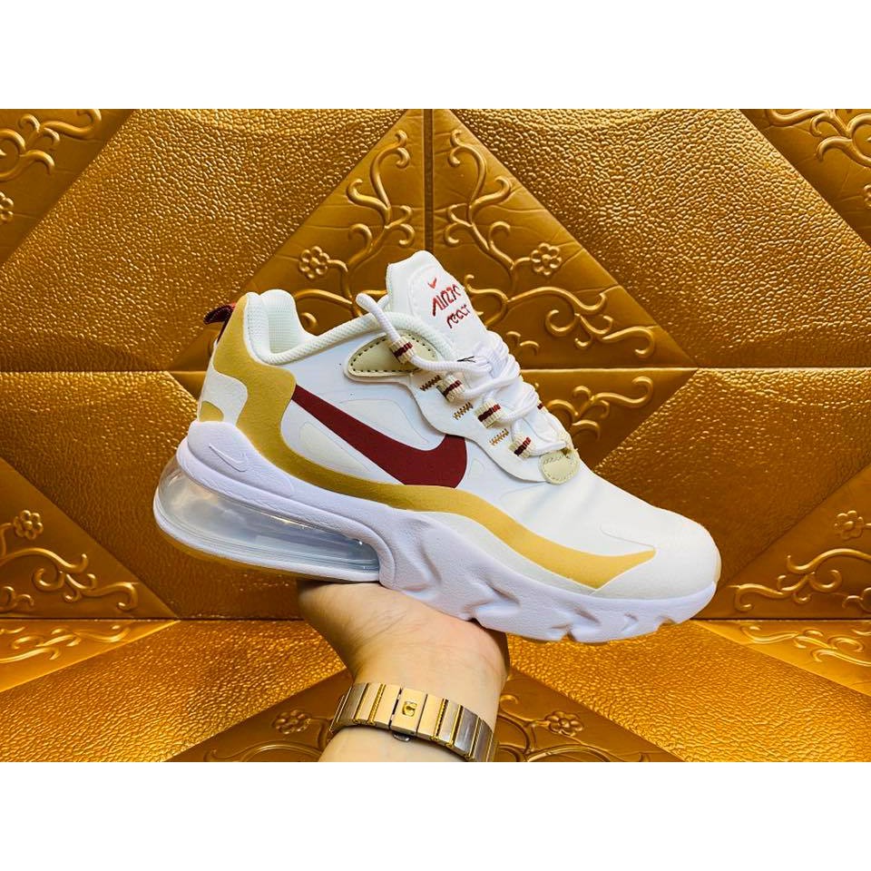 Nike air max 270 react team gold clearance cinnamon