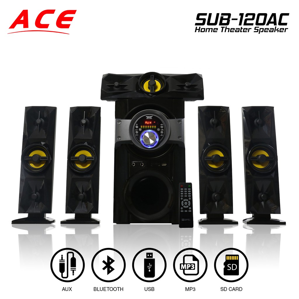 5 channel home cheap theater speaker system